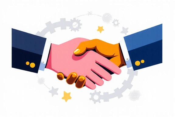 Illustration of partnership and collaboration